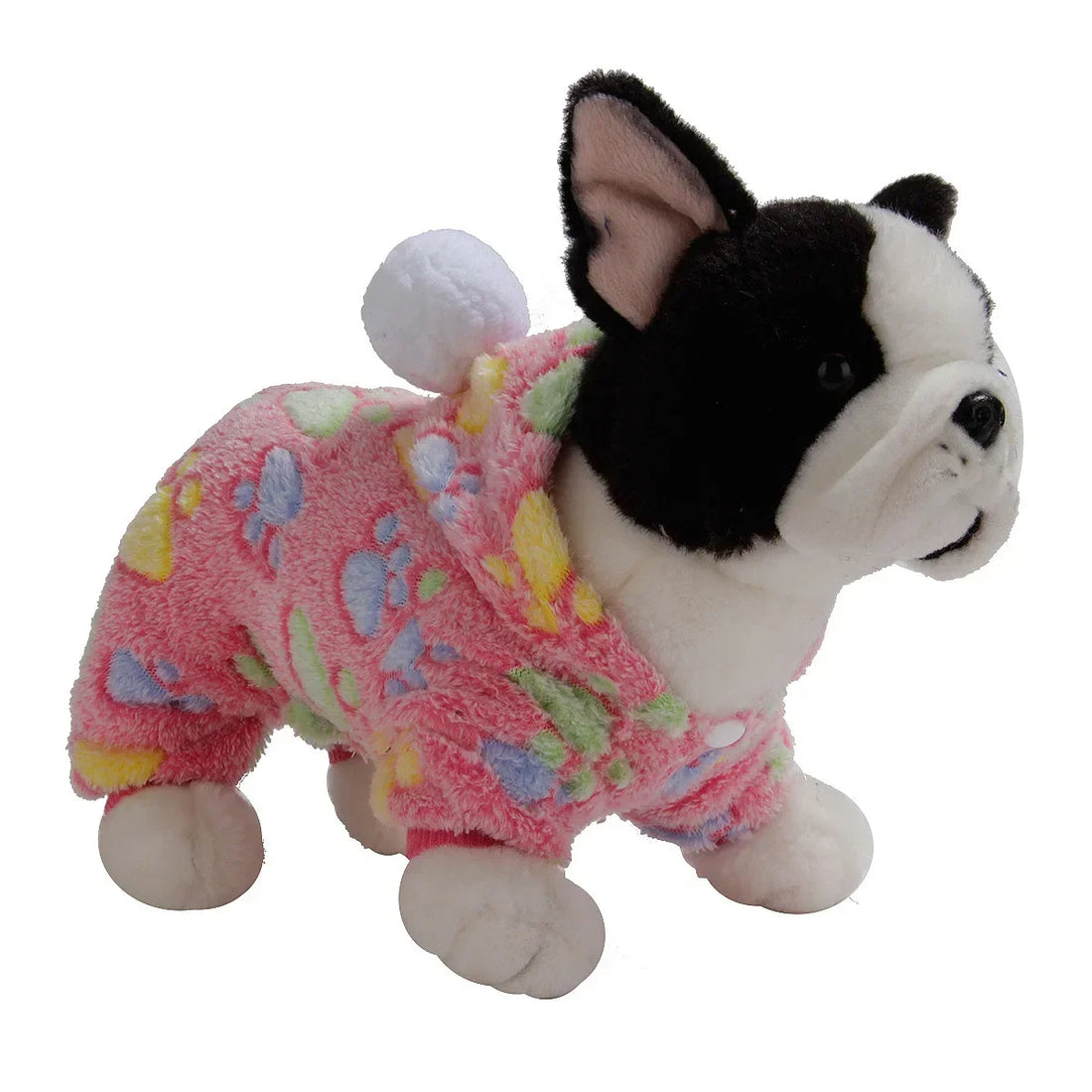 Winter Pet Flannel Jumpsuit – Cozy Christmas Pajamas for Dogs & Cats