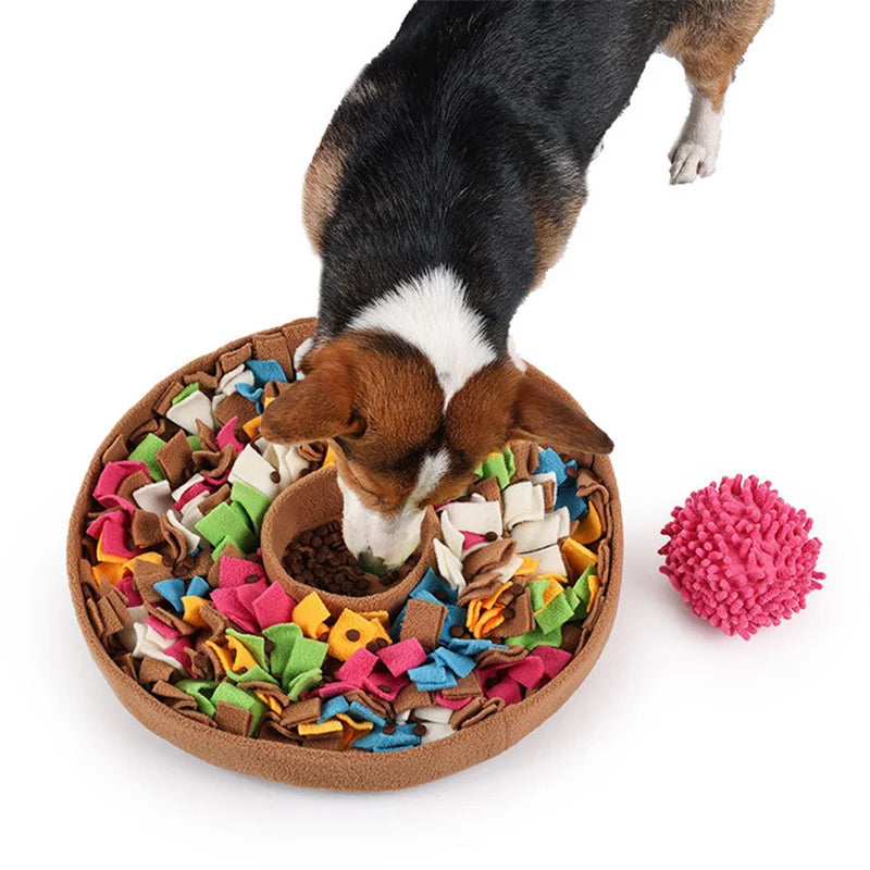 Snuffle Mat for Dogs – Interactive Puzzle Feeder for Stress Relief & Slow Eating, Mental Stimulation Toy for Dogs