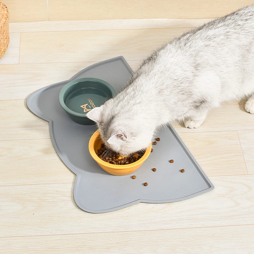 1PC Waterproof & Non-Slip Pet Placemat – Durable Mat for Dog & Cat Bowls, Easy to Clean and Prevents Spills