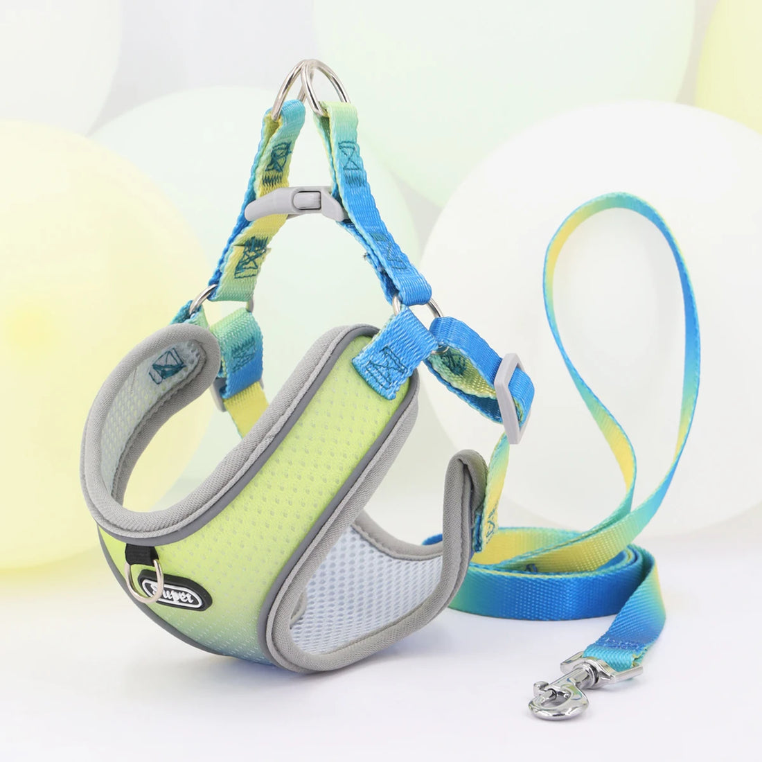 Step-in Adjustable Reflective Dog & Cat Harness – Soft, Breathable Pet Vest for Puppies & Small Pets