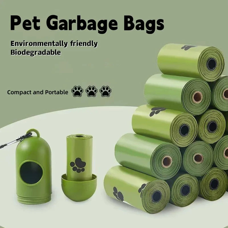 Biodegradable Dog Poop Bags – Leak-Proof, Fresh-Scented, Eco-Friendly Waste Bags with Dispenser for Dogs & Cats